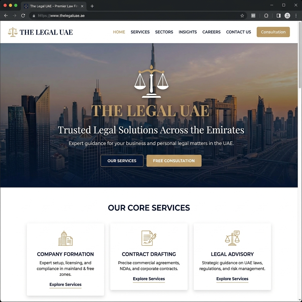 The Legal UAE Website